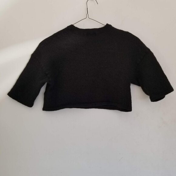 Adidas Logo Spell Out Wool Crop Top Size XS - Picture 6 of 9